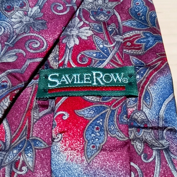 Vintage Savile Row "Hand-stitched" Neck Tie - Picture 4 of 5